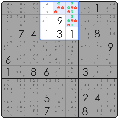 mini sudoku game